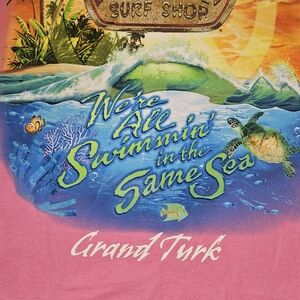 Ron Jon Surf Shop Pink Graphic Tee